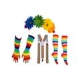 thumbnail image 1 of Gravity Threads LGBTQ Pride Rainbow Fingerless Gloves Pride Kits - FC Set A, 1 of 1