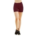 thumbnail image 1 of Gravity Threads Ladies Nylon 12" Leggings - Burgundy, 1 of 1