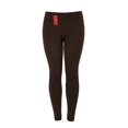 thumbnail image 1 of Gravity Threads Ladies Polyester Leggings, Coffee, 1 of 1
