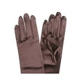 thumbnail image 1 of Gravity Threads Ladies Satin Opera Gloves 18" Brown, 1 of 2