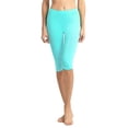 thumbnail image 1 of Gravity Threads Long Biker Shorts For Women - 19" Ladies Legging, White, 1 of 5