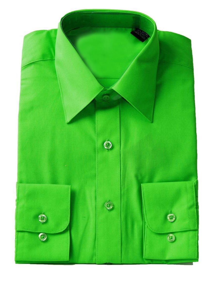 Gravity Threads Long Sleeve Dress Shirt, Green, Medium Sleeve-(32/33) -  Walmart.com