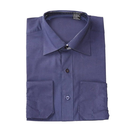 Gravity Threads Long Sleeve Dress Shirt, Navy XL-(32/33)