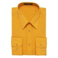 thumbnail image 1 of Gravity Threads Long Sleeve Dress Shirt, Orange, XXL Sleeve-(36/37), 1 of 1