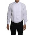 thumbnail image 1 of Gravity Threads Mens 1/4 inches Pleat Tuxedo Dress Dress Shirt, 34/35 2XL, 1 of 4
