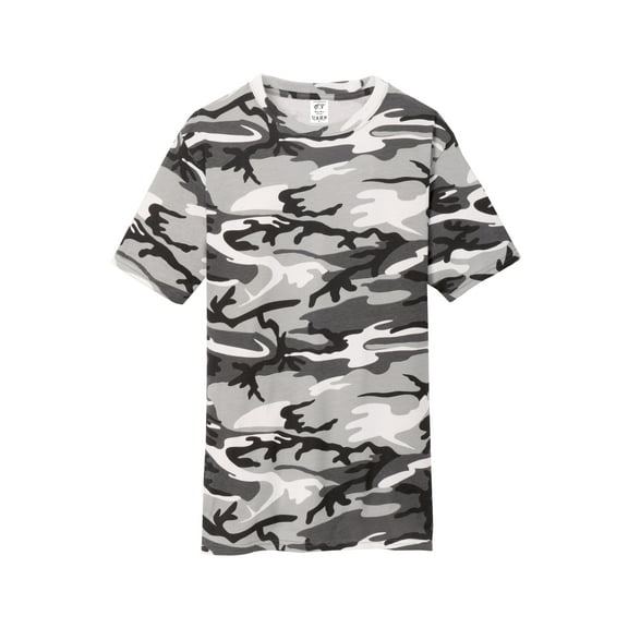 Gravity Threads Mens Core Cotton Camo T-Shirt - Winter Camo - Medium
