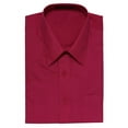 thumbnail image 1 of Gravity Threads Mens Dress Shirt Short Sleeve  , Shirt, L Fuchsia, 1 of 1