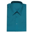 thumbnail image 1 of Gravity Threads Mens Dress Shirt Short Sleeve  , Shirt, M Turquoise, 1 of 1