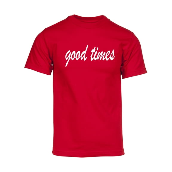 Gravity Threads Mens Good Times Short-Sleeve T-Shirt - Red - Medium