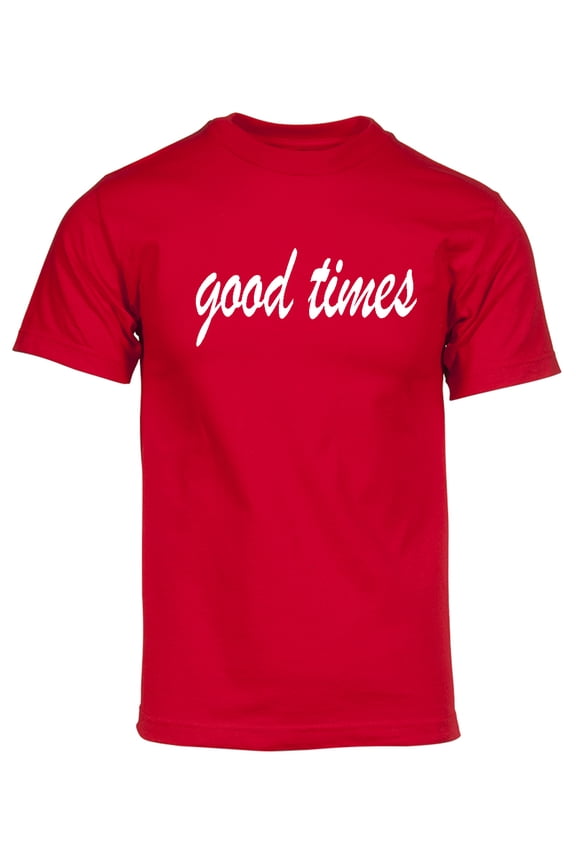 Mens Good Times Short-Sleeve T-Shirt - Red - Medium
