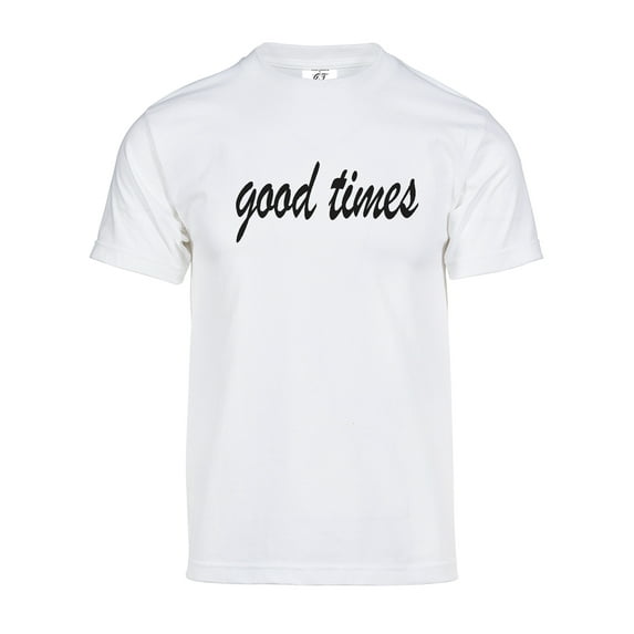 Gravity Threads Mens Good Times Short-Sleeve T-Shirt - White - X-Large