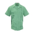 thumbnail image 1 of Gravity Threads Mens Guayabera Summer Shirt - Aqua - Medium, 1 of 2