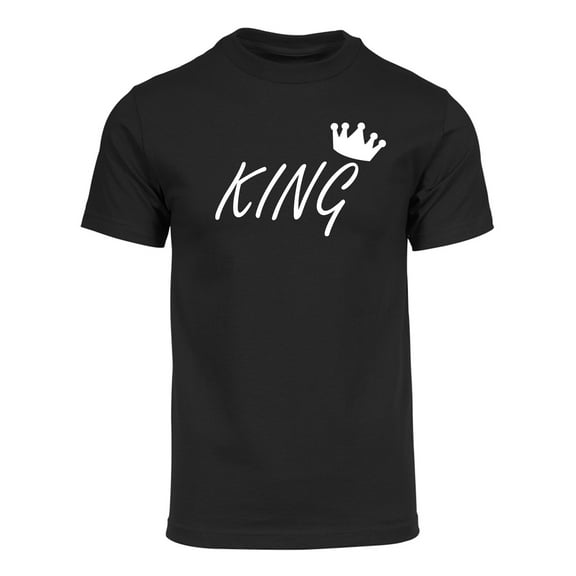 Gravity Threads Mens King's Crown Short-Sleeve T-Shirt - Black - Large