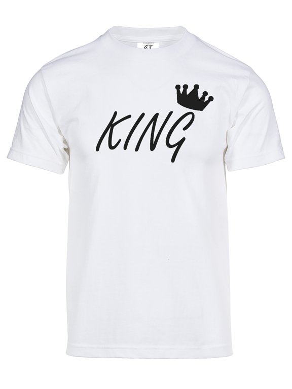 Mens King's Crown Short-Sleeve T-Shirt - White - 2X-Large