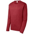 thumbnail image 1 of Gravity Threads Mens Long-Sleeve Heather Shirt - Scarlet Red - 2X-Large, 1 of 1