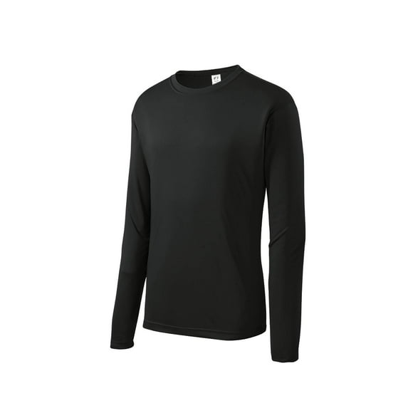 Gravity Threads Mens Long-Sleeve Moisture WickenIng Shirt - Black - Large