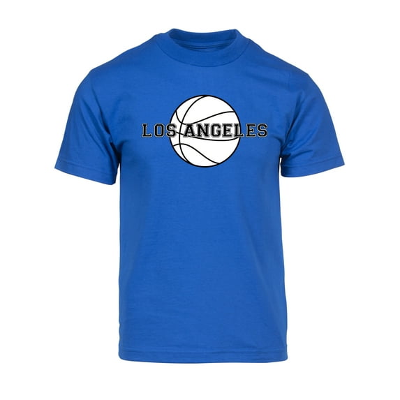 Gravity Threads Mens Los Angeles Basketball Short-Sleeve T-Shirt - Royal - 3XL
