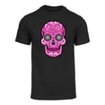 thumbnail image 1 of Gravity Threads Mens Pink Sugar Skull Short-Sleeve T-Shirt - Black - X-Large, 1 of 1