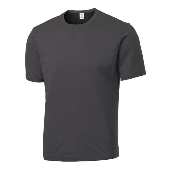Gravity Threads Mens Short-Sleeve Moisture Wicking Shirt - Iron Grey - X-Large