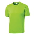 thumbnail image 1 of Gravity Threads Mens Short-Sleeve Moisture Wicking Shirt - Lime Green - Medium, 1 of 1
