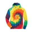 thumbnail image 1 of Gravity Threads Mens Tie-Dye Pullover Hoodie Sweater - Rainbow - Small, 1 of 1