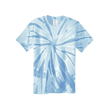 Gravity Threads Mens Tie-Dye Short-Sleeve T-Shirt - Light Blue - 2X-Large