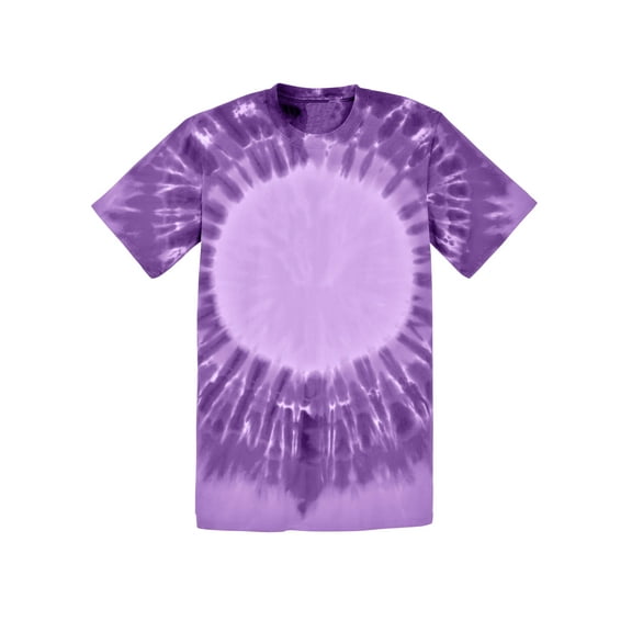Gravity Threads Mens Window Tie-Dye T-Shirt - Purple - X-Large