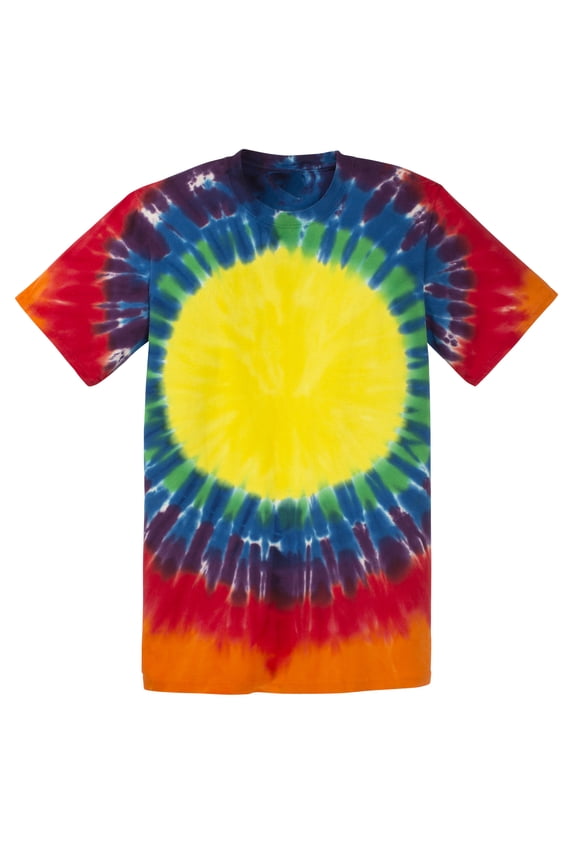 Mens Window Tie-Dye T-Shirt - Rainbow - Small