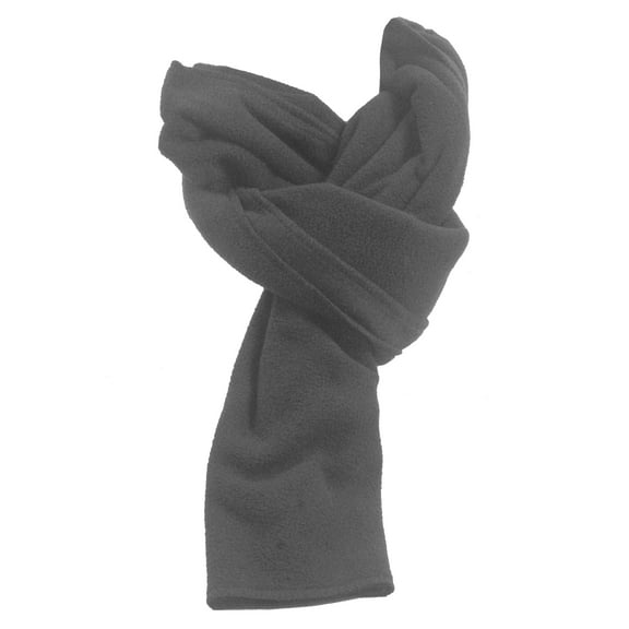 Gravity Threads Micro Fleece Womens Mens Winter Scarf, Heather Grey
