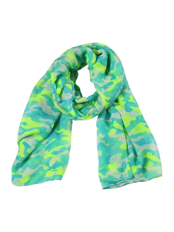 Neon Camouflage Scarf