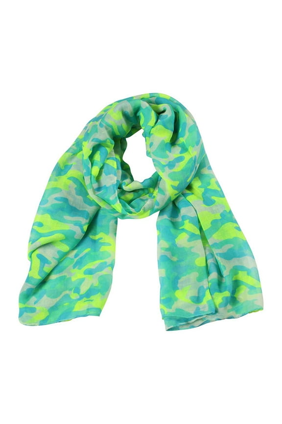 Neon Camouflage Scarf
