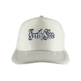 thumbnail image 1 of Gravity Threads North Side Olde English Adjustable Trucker Hat - White, 1 of 3
