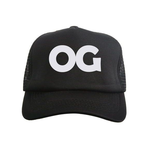 Gravity Threads OG Adjustable Trucker Hat - Black