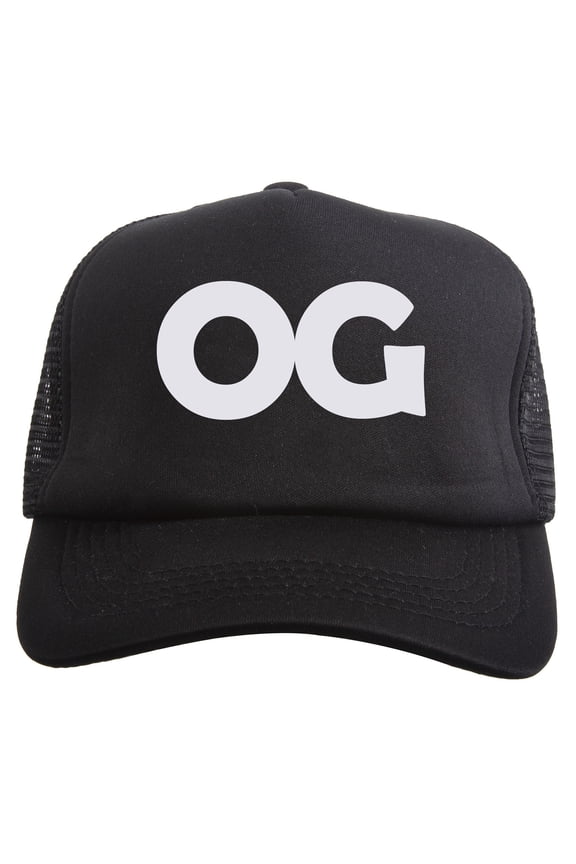 Gravity Threads OG Adjustable Trucker Hat - Black