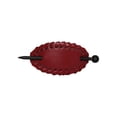 thumbnail image 1 of Oval Hair Pin with Edge Weaving - Red, 1 of 2