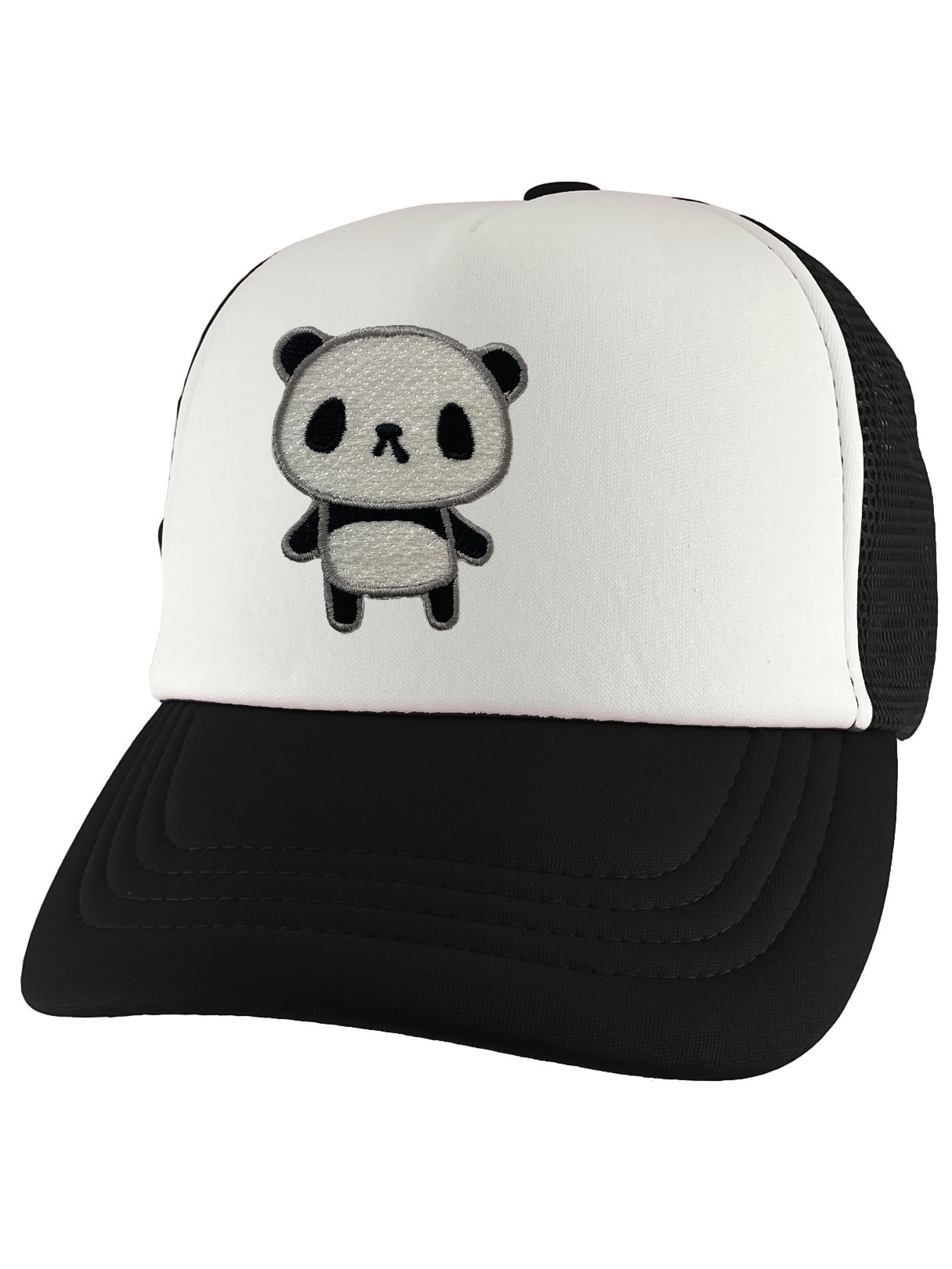 Gravity Threads OG Adjustable Trucker Hat - Black/White, Polyester Blend - View #4