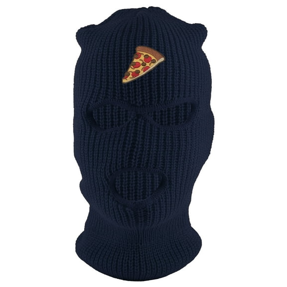 Gravity Threads Pizza Slice Patch 3-Hole Ski Mask - Navy