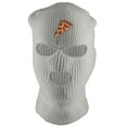 thumbnail image 1 of Gravity Threads Pizza Slice Patch 3-Hole Ski Mask - White, 1 of 3