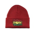 thumbnail image 1 of Gravity Threads Positive Vibration Patch Cuffed Beanie - Red, 1 of 1