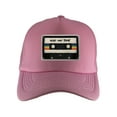 thumbnail image 1 of Gravity Threads Rad Mix Tape Patch Adjustable Trucker Hat - Pink, 1 of 3