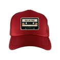 thumbnail image 1 of Gravity Threads Rad Mix Tape Patch Adjustable Trucker Hat - Red, 1 of 3