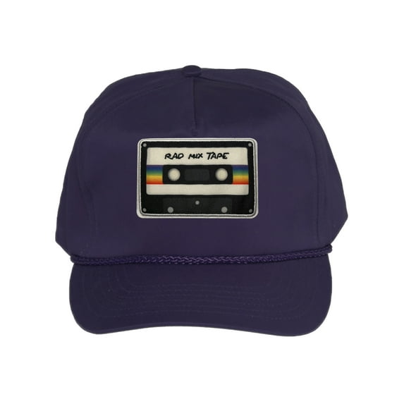 Gravity Threads Rad Mix Tape Patch Cotton Twill Cap - Purple