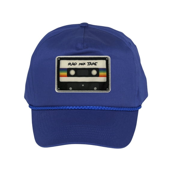 Gravity Threads Rad Mix Tape Patch Cotton Twill Cap - Royal