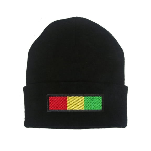 Gravity Threads Rasta Band Cuffed Beanie - Black