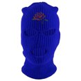 thumbnail image 1 of Gravity Threads Red Rose Embroidery 3-Hole Ski Mask - Royal, 1 of 3