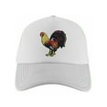 thumbnail image 1 of Gravity Threads Rooster Patch Adjustable Trucker Hat - White, 1 of 3