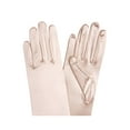 thumbnail image 1 of Gravity Threads Satin Opera Gloves Above the Elbow 14.7 inches Light Peach, 1 of 2