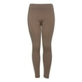 thumbnail image 1 of Gravity Threads Seamless Fleece Leggings, Beige, 1 of 2