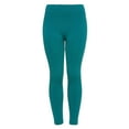 thumbnail image 1 of Gravity Threads Seamless Fleece Leggings, Turquoise, 1 of 2