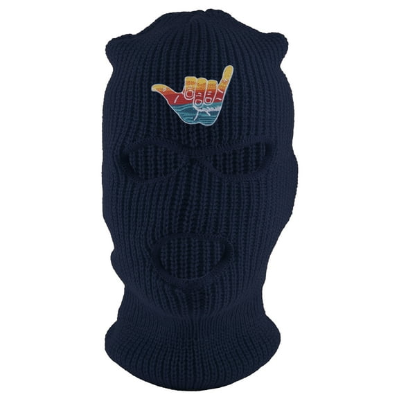 Gravity Threads Shaka 3-Hole Ski Mask - Navy